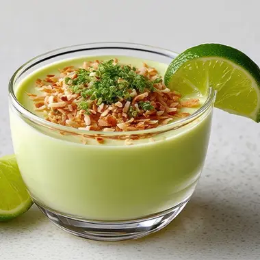 Coconut Lime Panna Cotta