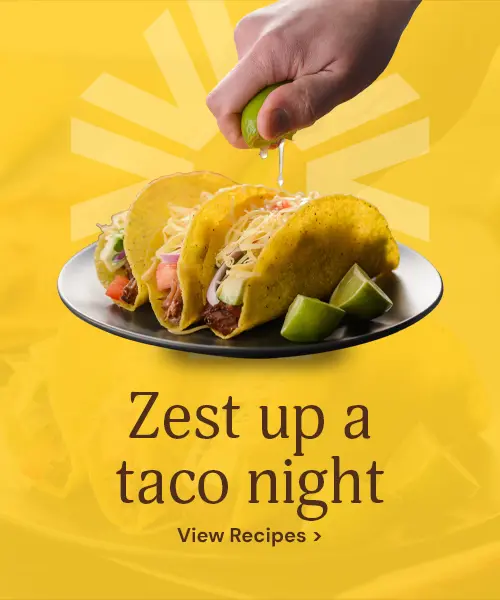 Zest up a taco night